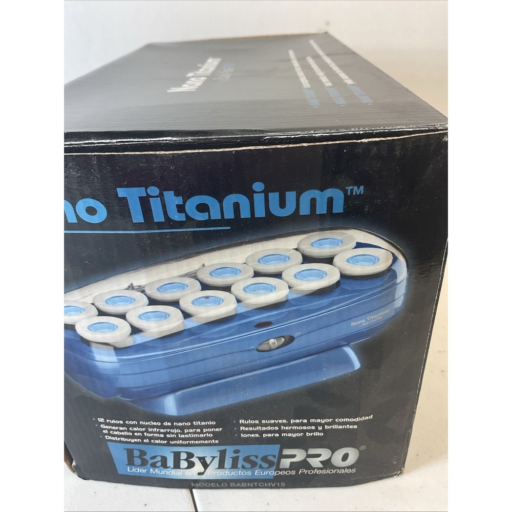 BaByliss PRO Nano Titanium Professional Hot Rollers 12 Jumbo rollers - Picture 5 of 5